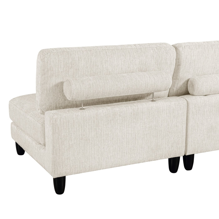 9688NBE*63CR3AC (6)6-Piece Modular Sectional - 9688NBE*63CR3AC