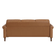 9690BRW*2 2pc Set: Sofa, Love - 9690BRW*2