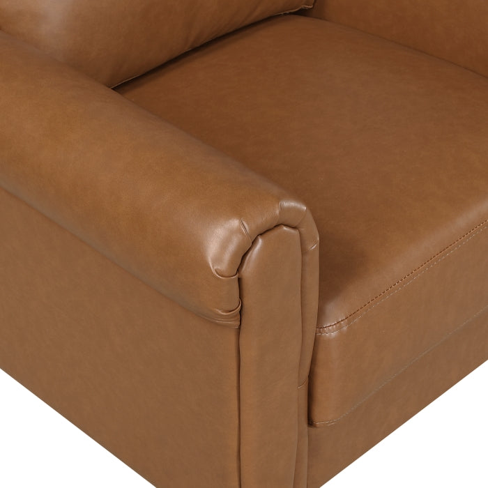 9690BRW*2 2pc Set: Sofa, Love - 9690BRW*2