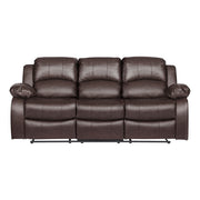 9700BRW*2 2pc Set: Sofa, Love - 9700BRW*2