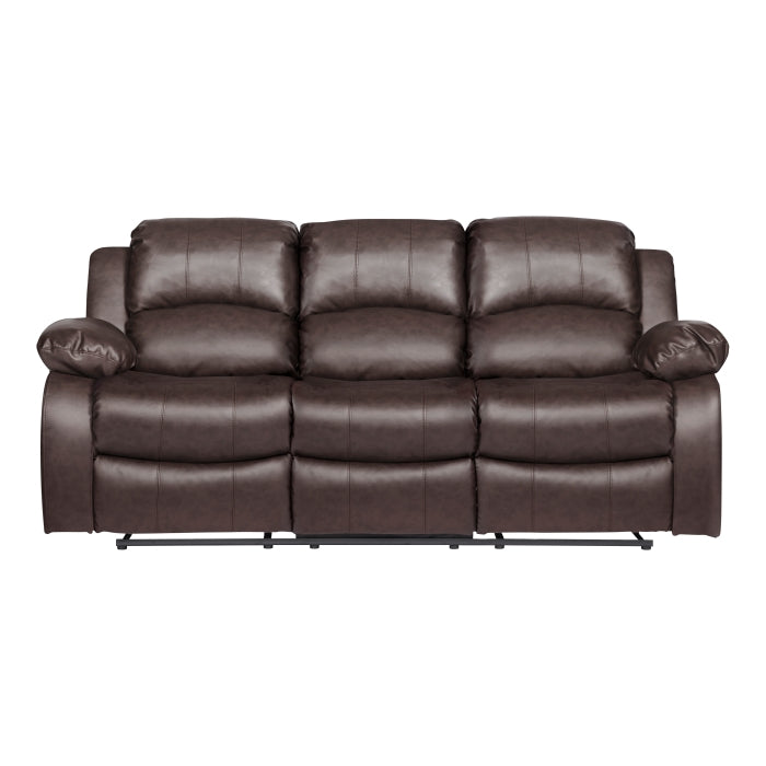 9700BRW*2 2pc Set: Sofa, Love - 9700BRW*2