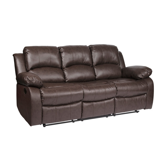 9700BRW*2 2pc Set: Sofa, Love - 9700BRW*2