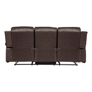 9700BRW*2 2pc Set: Sofa, Love - 9700BRW*2