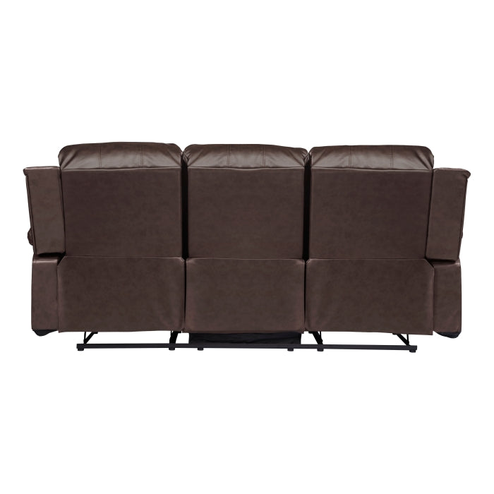 9700BRW*2 2pc Set: Sofa, Love - 9700BRW*2