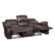 9700BRW*2 2pc Set: Sofa, Love - 9700BRW*2