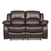 9700BRW*2 2pc Set: Sofa, Love - 9700BRW*2