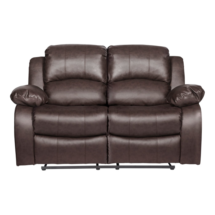 9700BRW*2 2pc Set: Sofa, Love - 9700BRW*2