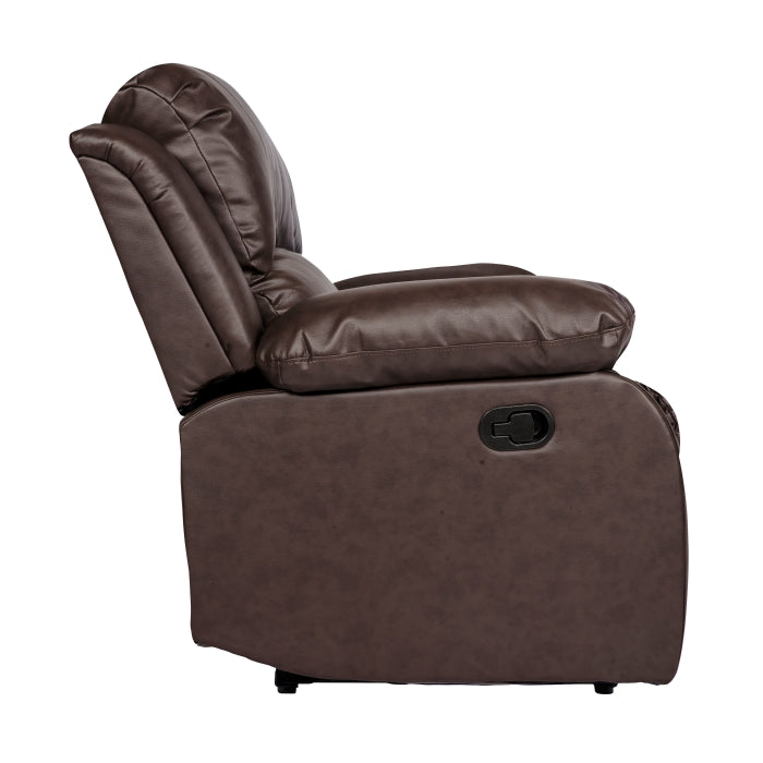 9700BRW*2 2pc Set: Sofa, Love - 9700BRW*2