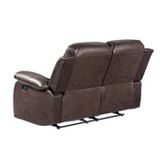 9700BRW*2 2pc Set: Sofa, Love - 9700BRW*2