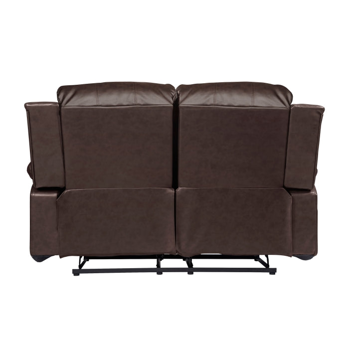 9700BRW*2 2pc Set: Sofa, Love - 9700BRW*2