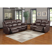 9700BRW-2 Double Reclining Love Seat - 9700BRW-2