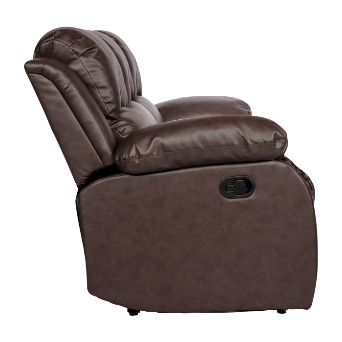9700BRW-3 Double Reclining Sofa - 9700BRW-3