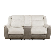 9703BE-2 Double Reclining Love Seat with Center Console - 9703BE-2