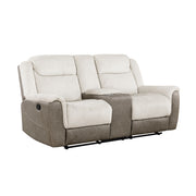 9703BE-2 Double Reclining Love Seat with Center Console - 9703BE-2