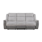 9703GY*2 2pc Set: Sofa, Love - 9703GY*2