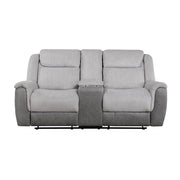 9703GY*2 2pc Set: Sofa, Love - 9703GY*2