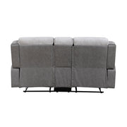 9703GY*2 2pc Set: Sofa, Love - 9703GY*2