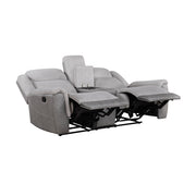 9703GY*2 2pc Set: Sofa, Love - 9703GY*2