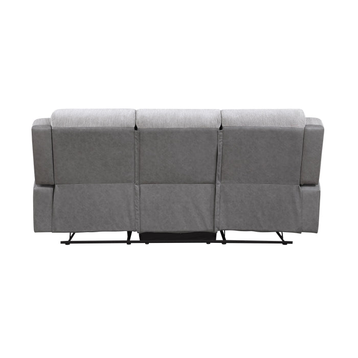 9703GY-3 Double Reclining Sofa - 9703GY-3