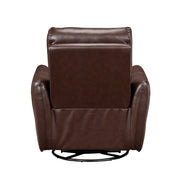 9713BRW-1SW Swivel Glider Reclining Chair - 9713BRW-1SW