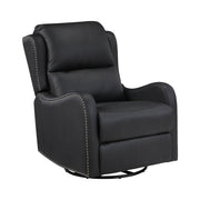 9717BLK-1SW Swivel Glider Reclining Chair - 9717BLK-1SW