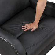 9717BLK-1SW Swivel Glider Reclining Chair - 9717BLK-1SW