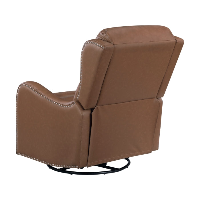 9717DBR-1SW Swivel Glider Reclining Chair - 9717DBR-1SW