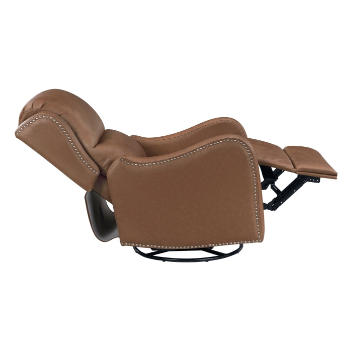 9717DBR-1SW Swivel Glider Reclining Chair - 9717DBR-1SW
