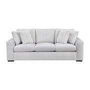 9720GRY*2 2pc Set: Sofa, Love - 9720GRY*2