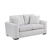 9720GRY*2 2pc Set: Sofa, Love - 9720GRY*2