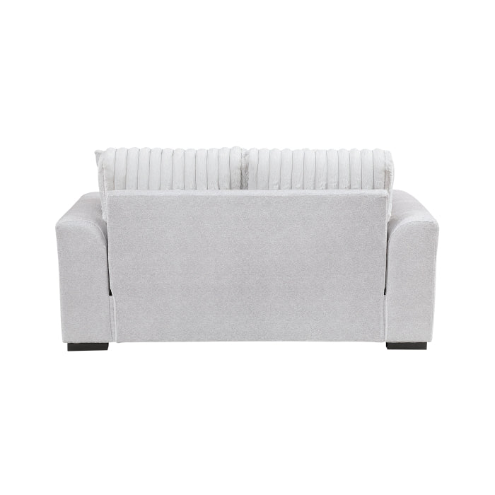 9720GRY*2 2pc Set: Sofa, Love - 9720GRY*2