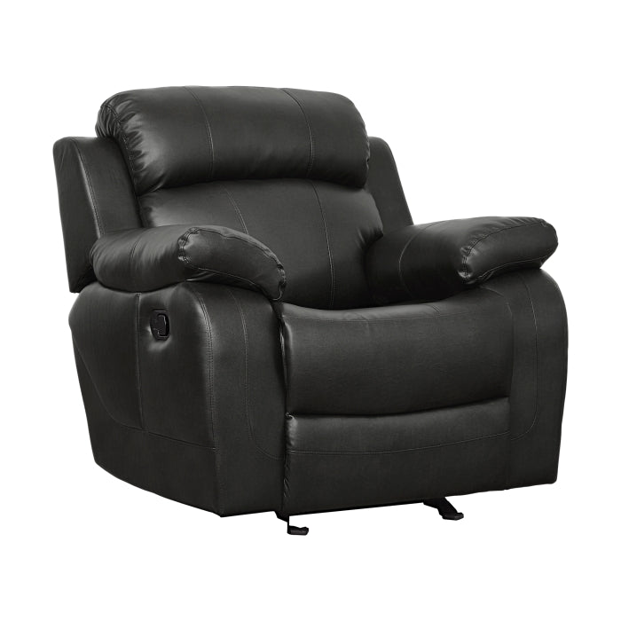 9724BLK-1 Glider Reclining Chair - 9724BLK-1