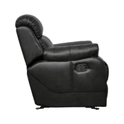 9724BLK-1 Glider Reclining Chair - 9724BLK-1
