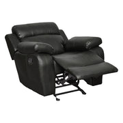 9724BLK-1 Glider Reclining Chair - 9724BLK-1