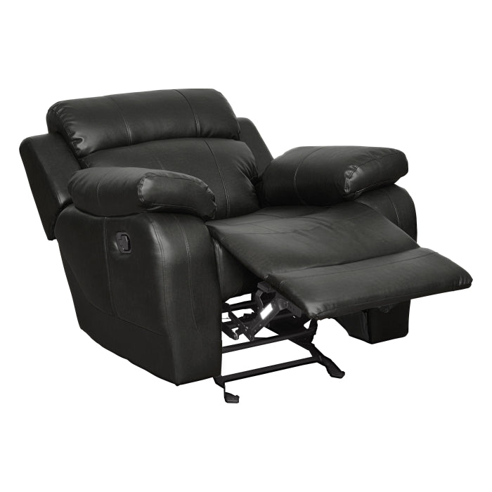 9724BLK-1 Glider Reclining Chair - 9724BLK-1