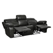9724BLK*2 2pc Set: Sofa, Love - 9724BLK*2