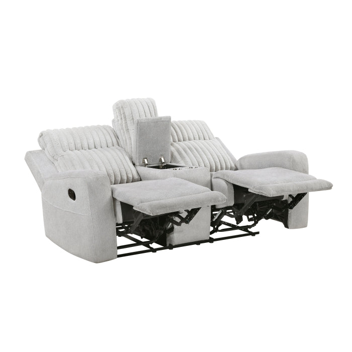 9728LGY*2 2pc Set: Sofa, Love - 9728LGY*2