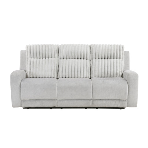 9728LGY-3 Double Reclining Sofa - 9728LGY-3