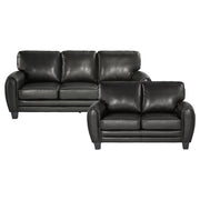 9734BK*2 2pc Set: Sofa, Love - 9734BK*2