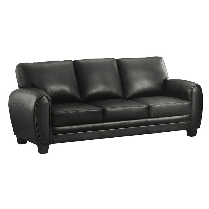 9734BK*2 2pc Set: Sofa, Love - 9734BK*2