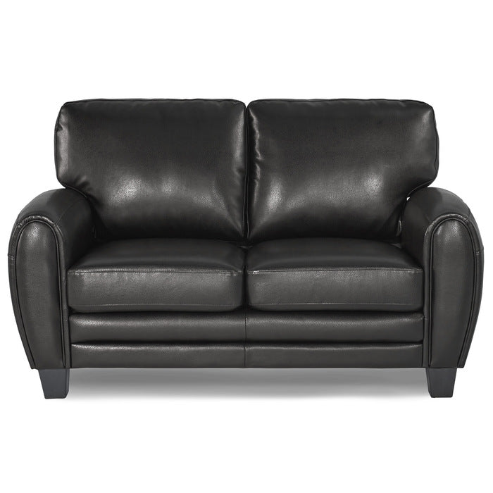 9734BK*2 2pc Set: Sofa, Love - 9734BK*2