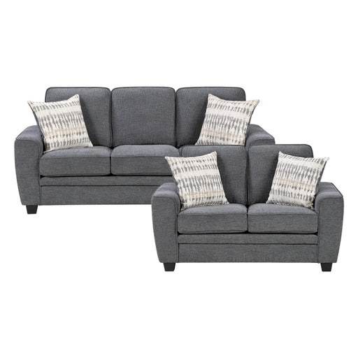 9745DG*2 2pc Set: Sofa, Love - 9745DG*2