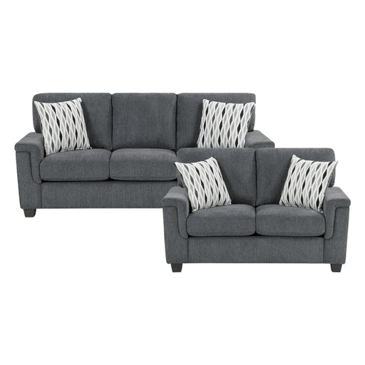 9746DG*2 2pc Set: Sofa, Love - 9746DG*2