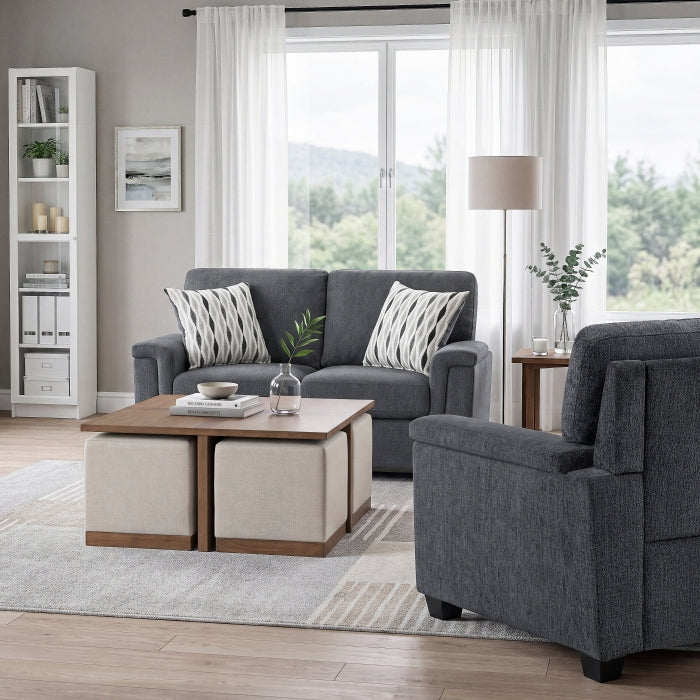 9746DG-2 Love Seat - 9746DG-2