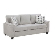9746GY*2 2pc Set: Sofa, Love - 9746GY*2