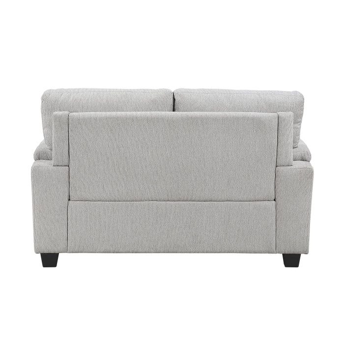 9746GY*2 2pc Set: Sofa, Love - 9746GY*2