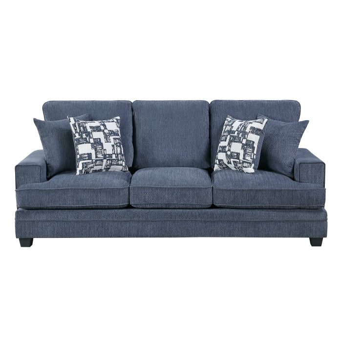 9747BU*2 2pc Set: Sofa, Love - 9747BU*2
