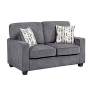 9748DGY*2 2pc Set: Sofa, Love - 9748DGY*2