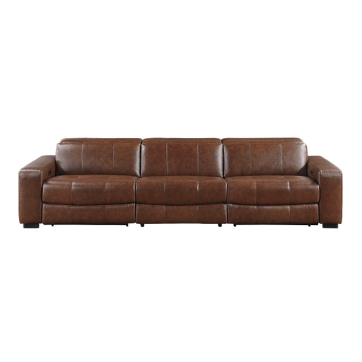 9790BRW-3PWH* (3)Power Double Reclining Sofa with Power Headrests and Charging Ports - 9790BRW-3PWH*