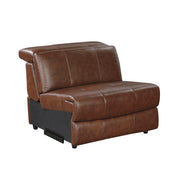 9790BRW*6LRRRPWH (6)6-Piece Modular Power Reclining Sectional with Power Headrests and Charging Ports - 9790BRW*6LRRRPWH